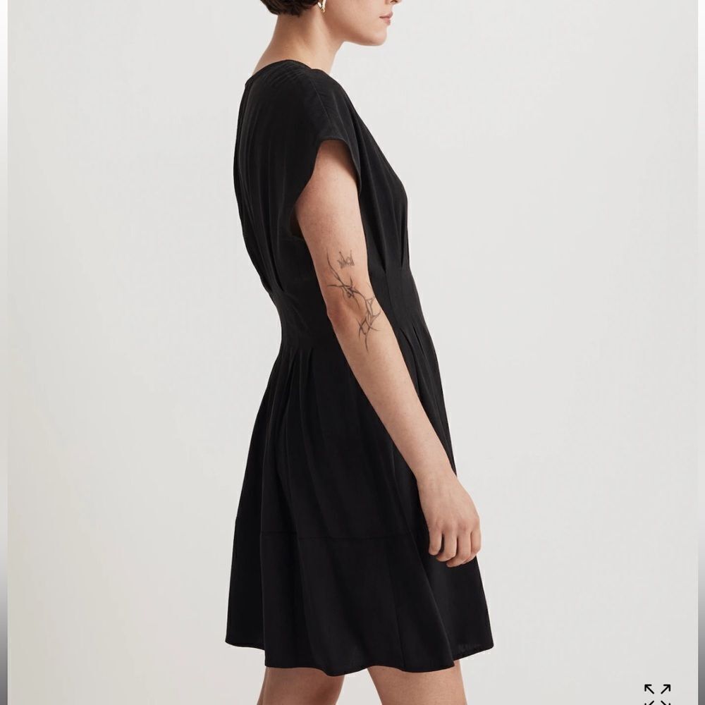 Madewell The Lucie Pleated Mini Dress - Picture 2 of 7